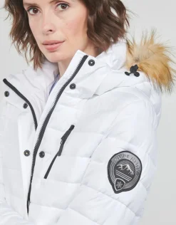 Superdry - FUJI HOODED MID LENGTH PUFFER