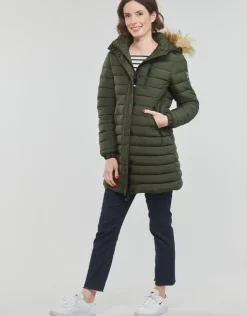 Superdry - FUJI HOODED MID LENGTH PUFFER