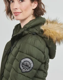 Superdry - FUJI HOODED MID LENGTH PUFFER