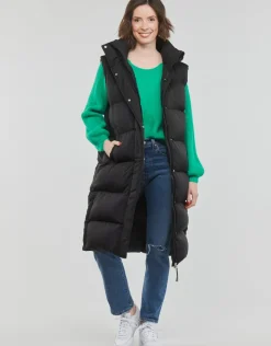 Superdry - LONGLINE HOODED PUFFER GILET