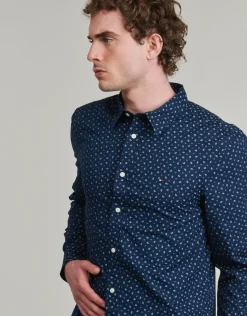 Tommy Hilfiger - FLEX POPLIN AOP SF SHIRT