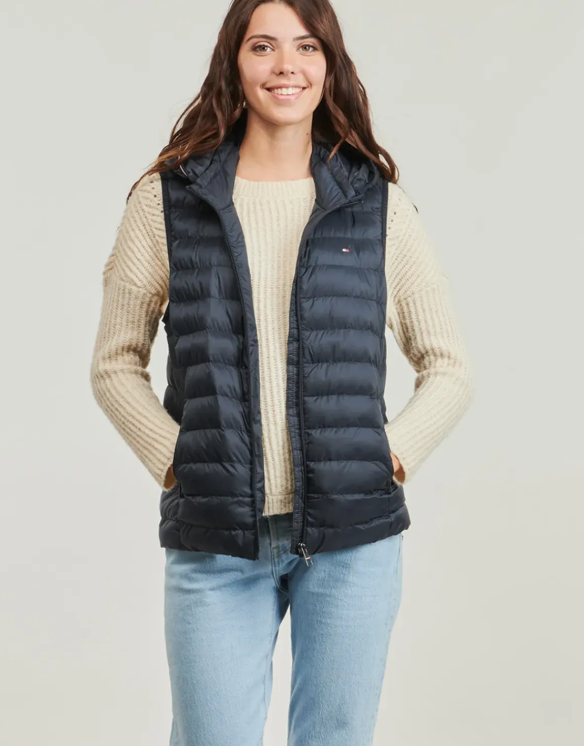 Tommy Hilfiger - LW PADDED GLOBAL STRIPE VEST
