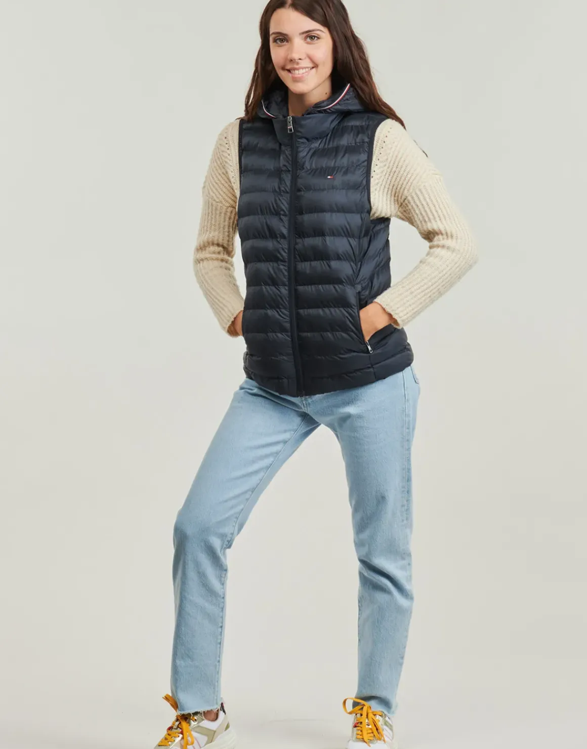 Tommy Hilfiger - LW PADDED GLOBAL STRIPE VEST
