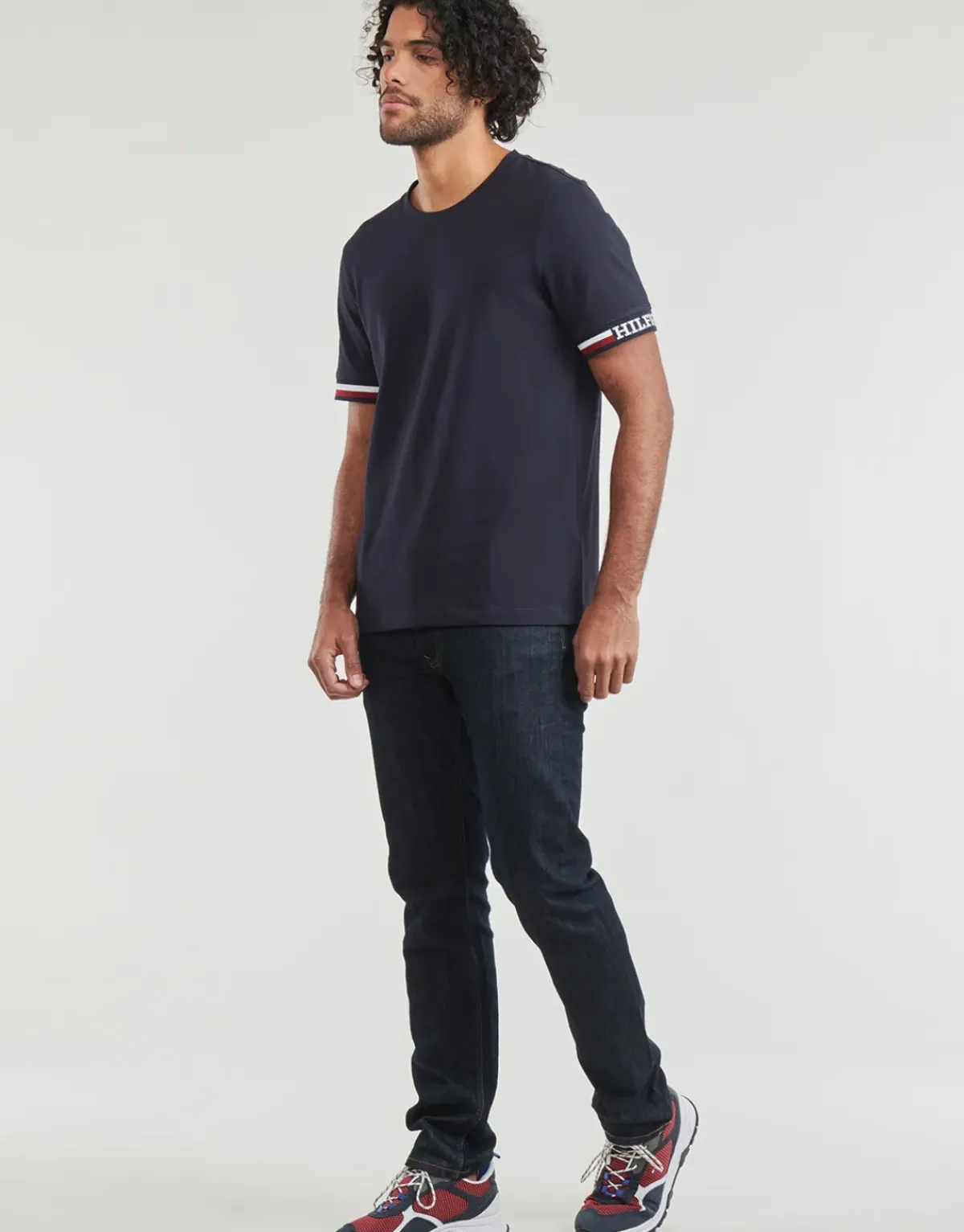 Tommy Hilfiger - MONOTYPE BOLD GS TIPPING TEE