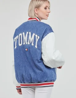 Tommy Jeans - DENIM LETTERMAN JACKET DF7018
