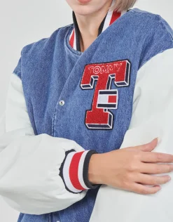 Tommy Jeans - DENIM LETTERMAN JACKET DF7018
