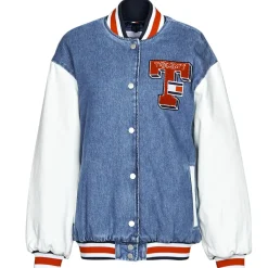 Tommy Jeans - DENIM LETTERMAN JACKET DF7018