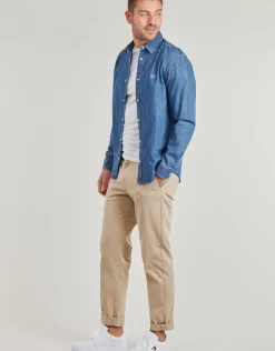 Tommy Jeans - RGLR FIT SHIRT MID BLUE