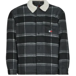 Tommy Jeans - TJM CHECK SHERPA OVERSHIRT EXT