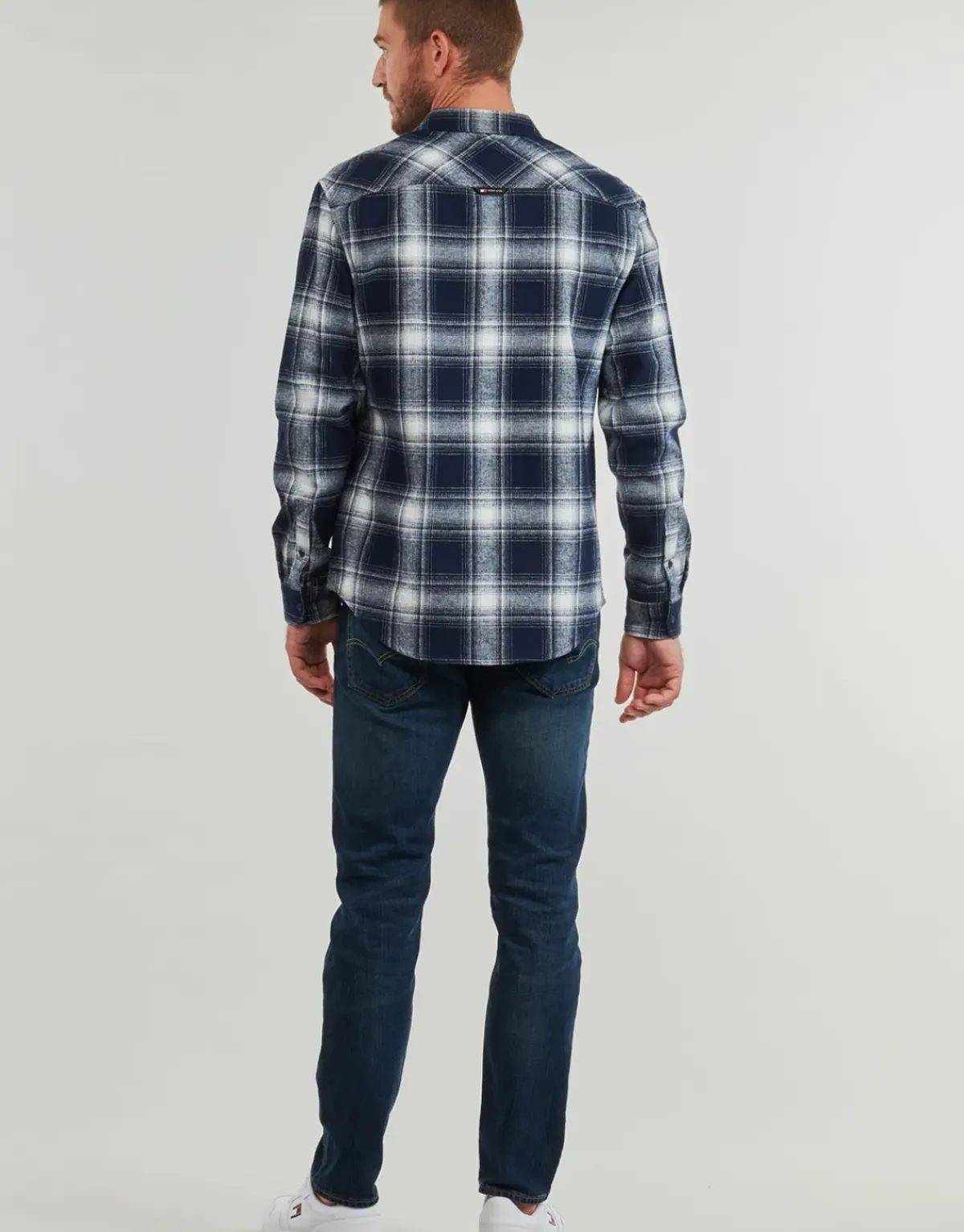 Tommy Jeans - TJM REG CHECK FLANNEL SHIRT EXT