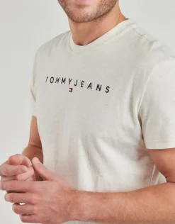 Tommy Jeans - TJM REG LINEAR LOGO TEE EXT