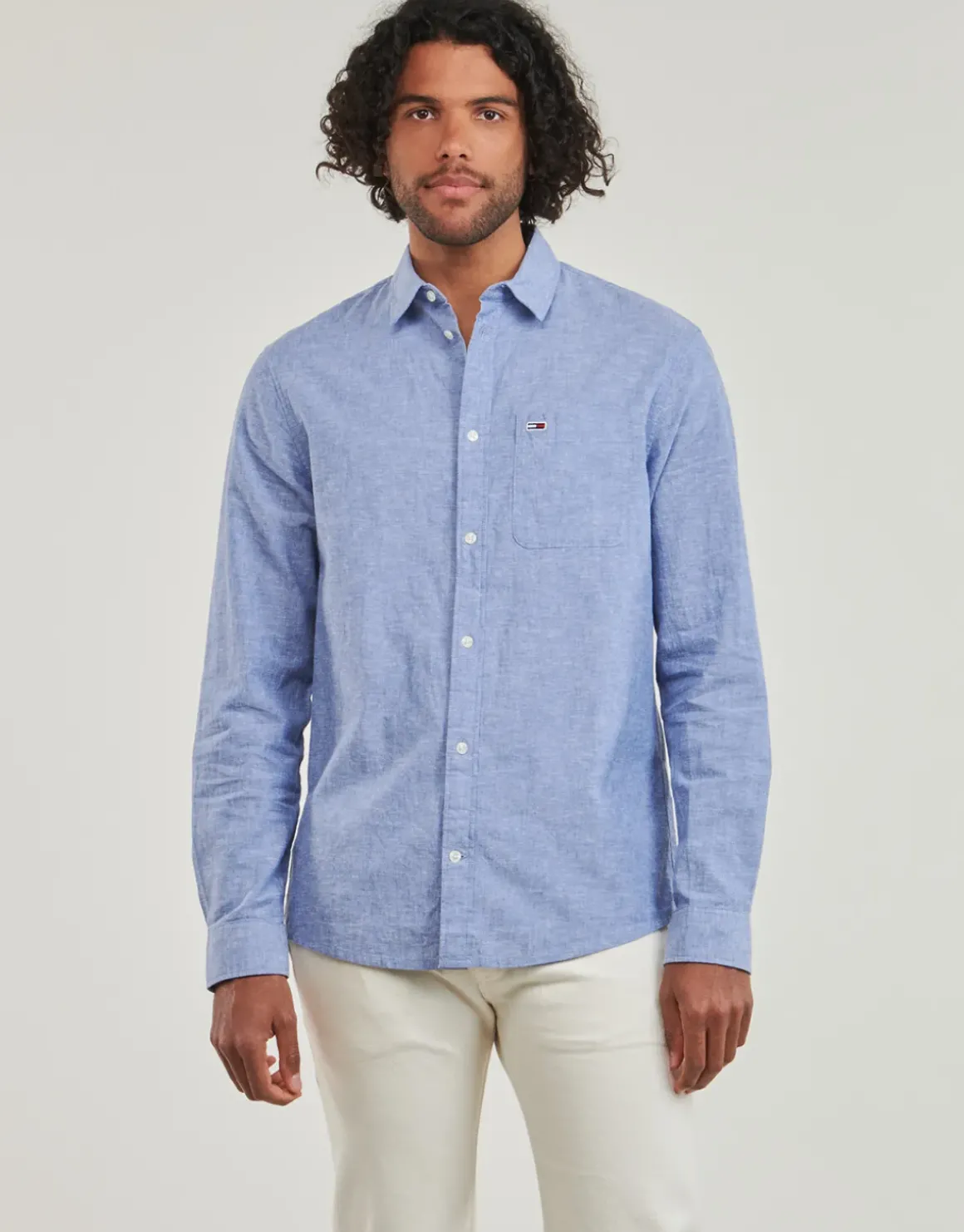 Tommy Jeans - TJM REG LINEN BLEND SHIRT