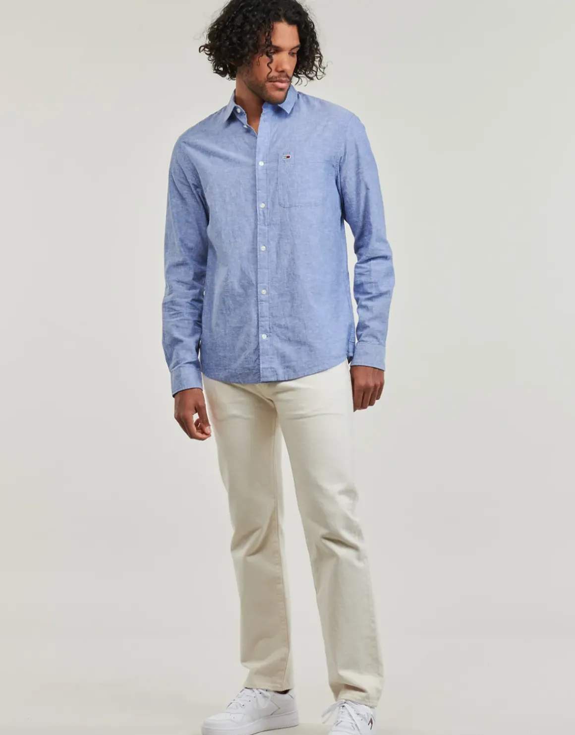 Tommy Jeans - TJM REG LINEN BLEND SHIRT