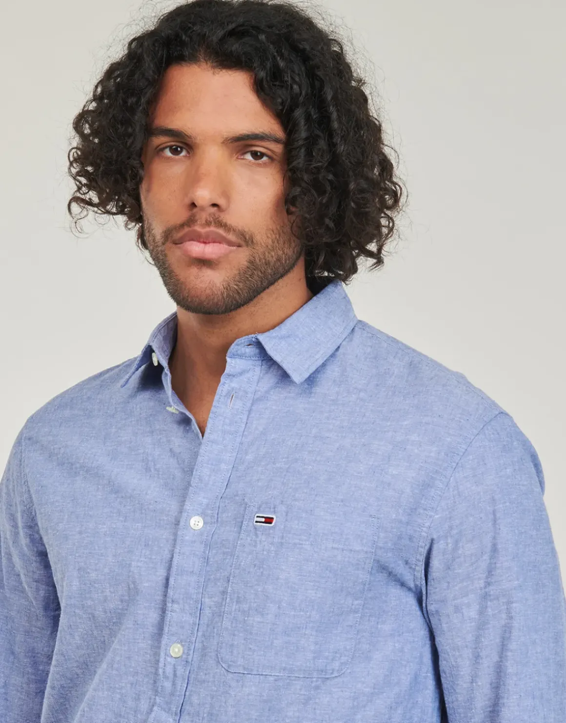Tommy Jeans - TJM REG LINEN BLEND SHIRT