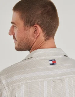 Tommy Jeans - TJM TEXTURED REG CAMP SHIRT EXT
