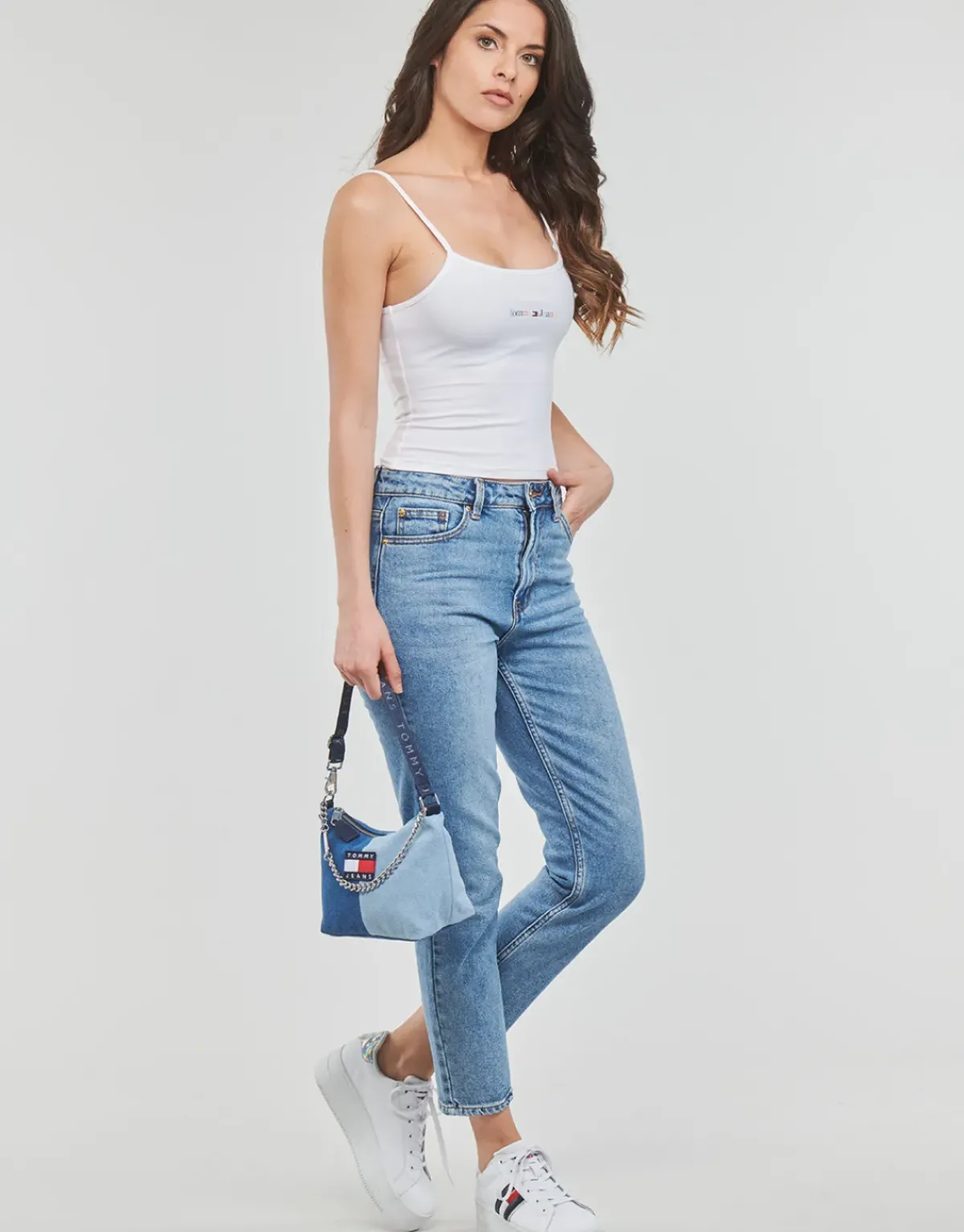 Tommy Jeans - TJW BBY COLOR LINEAR STRAP TOP