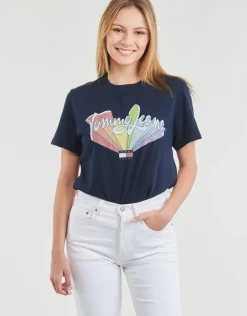 Tommy Jeans - TJW BXY RAINBOW FLAG TEE