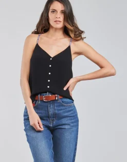 Tommy Jeans - TJW CAMI TOP BUTTON THRU