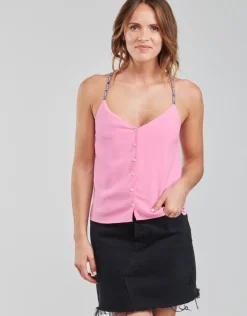 Tommy Jeans - TJW CAMI TOP BUTTON THRU