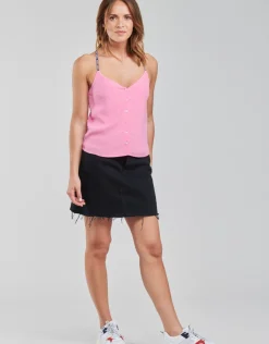 Tommy Jeans - TJW CAMI TOP BUTTON THRU