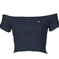 Tommy Jeans - TJW CROP RIB OFF SHOULDER TOP