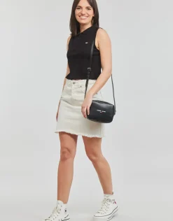 Tommy Jeans - TJW CROP SLEEVELESS RIB POLO