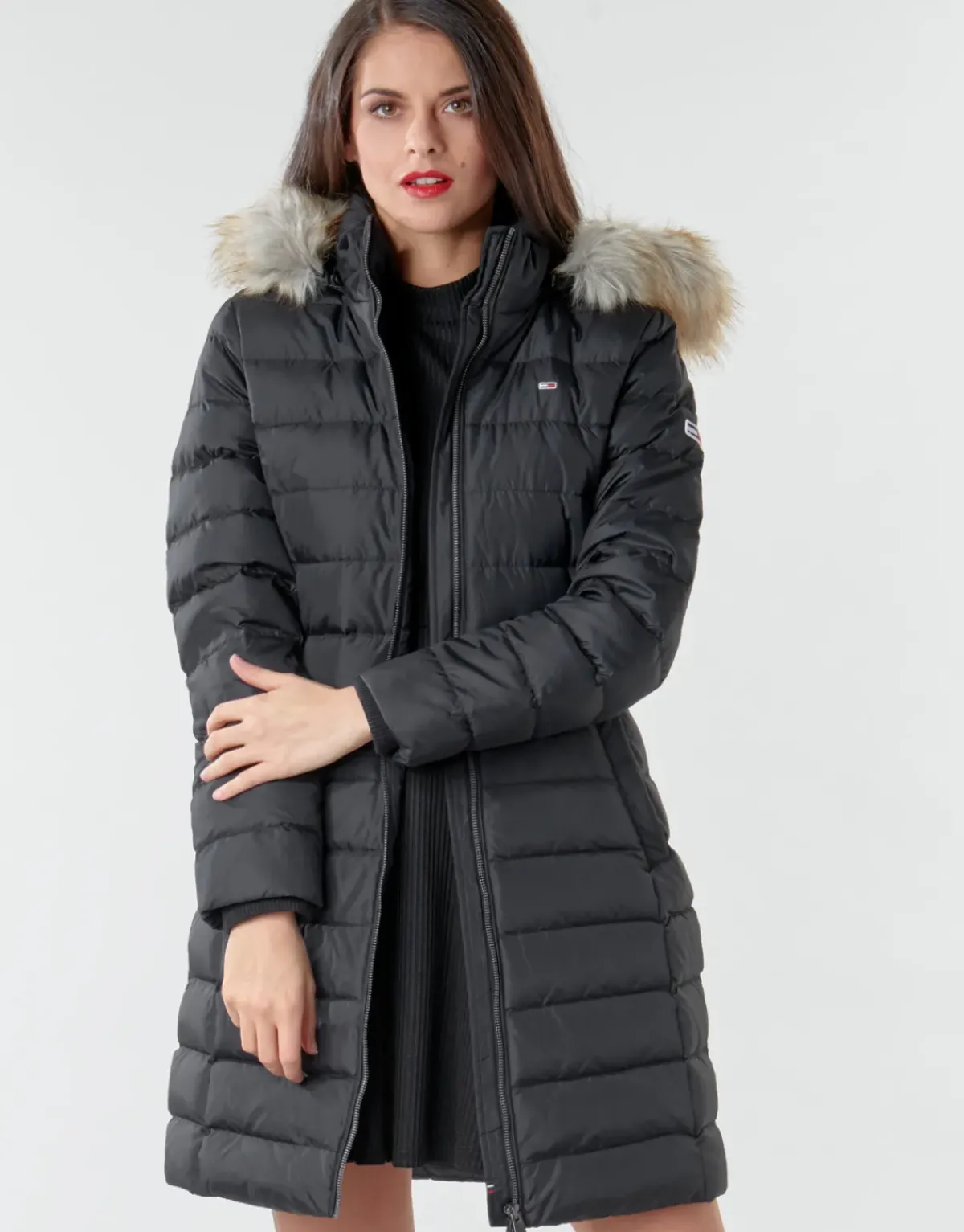 Tommy Jeans - TJW ESSENTIAL HOODED DOWN COAT