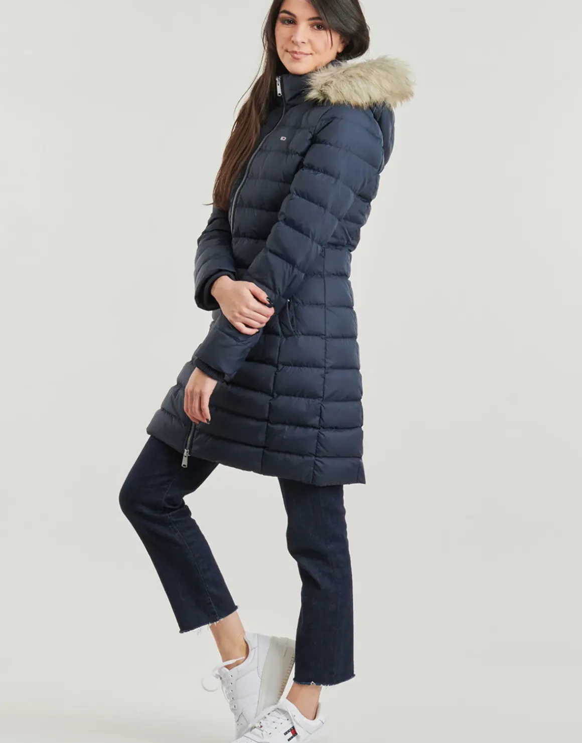 Tommy Jeans - TJW ESSENTIAL HOODED DOWN COAT
