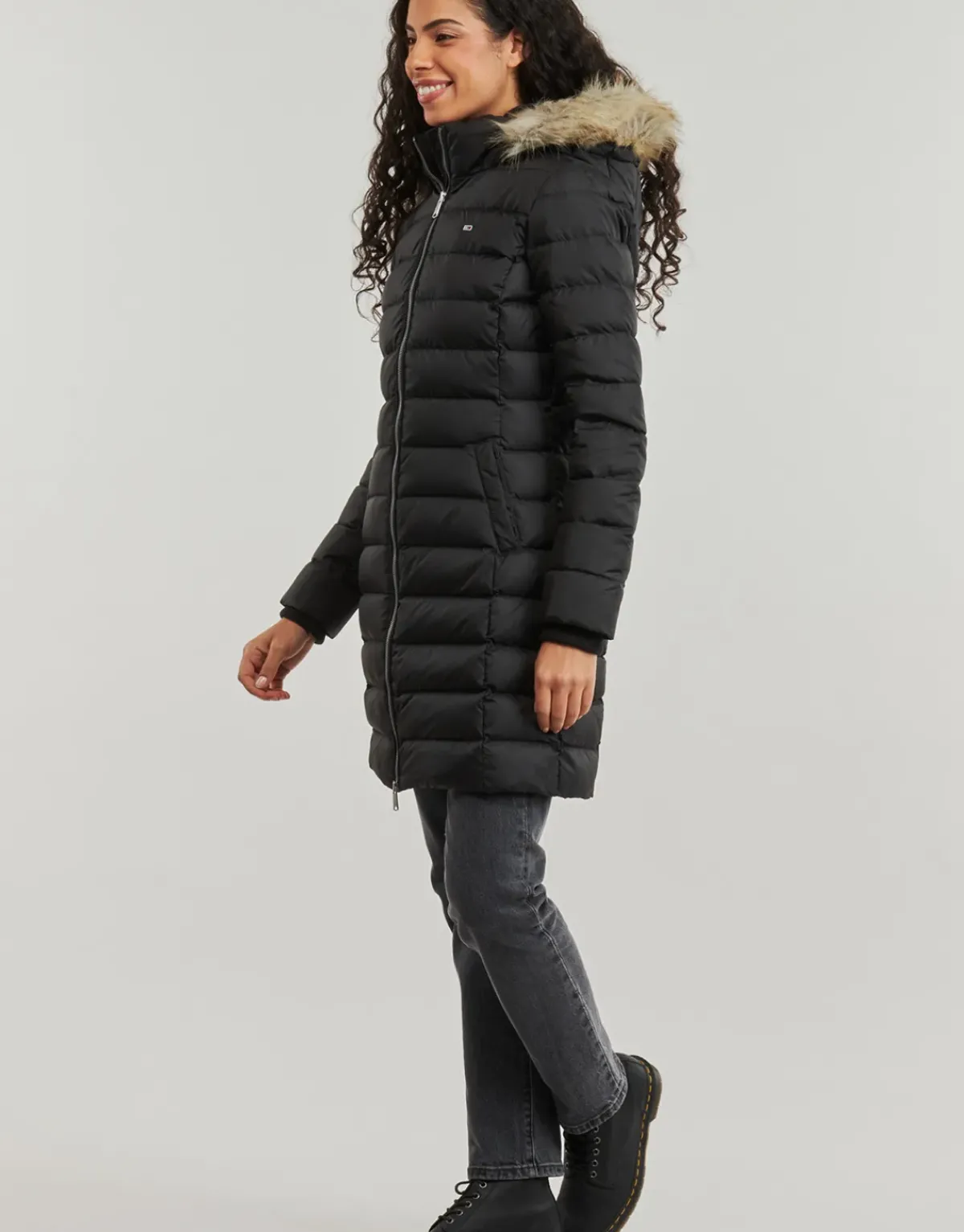 Tommy Jeans - TJW ESSENTIAL HOODED DOWN COAT