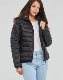 Tommy Jeans - TJW QUILTED TAPE HOODED JACKET
