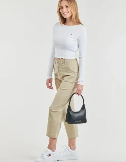 Tommy Jeans - TJW RUCHE RIB TOP LS
