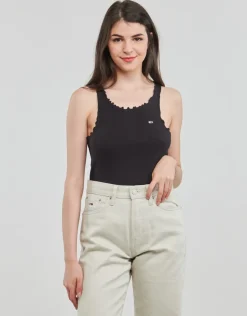 Tommy Jeans - TJW SKINNY RIB BABYLOCK TANK