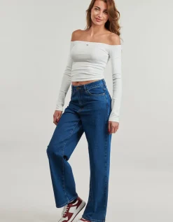 Tommy Jeans - TJW SLIM ESSENTIAL BOAT NECK LS