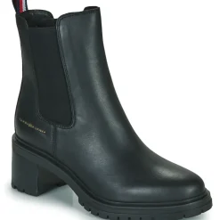 Tommy Hilfiger - ESSENTIAL MIDHEEL LEATHER BOOTIE