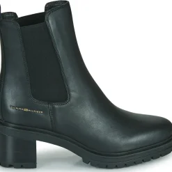 Tommy Hilfiger - ESSENTIAL MIDHEEL LEATHER BOOTIE