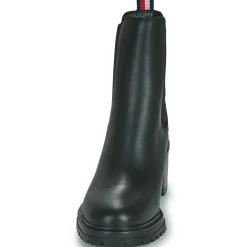 Tommy Hilfiger - ESSENTIAL MIDHEEL LEATHER BOOTIE