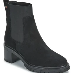 Tommy Hilfiger - FLAG MID HEEL SUEDE CHELSEA