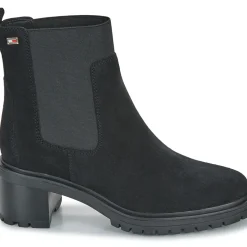 Tommy Hilfiger - FLAG MID HEEL SUEDE CHELSEA