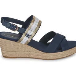 Tommy Hilfiger - GOLDEN WEBBING MID WEDGE