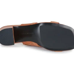 Tommy Hilfiger - LEATHER & SUEDE BLOCK HEEL MULE