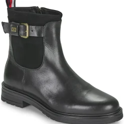 Tommy Hilfiger - THERMO MATERIAL MIX BELT BOOTIE