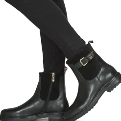 Tommy Hilfiger - THERMO MATERIAL MIX BELT BOOTIE