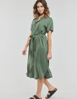 Vero Moda - VMBUMPY SS CALF SHIRT DRESS NOOS