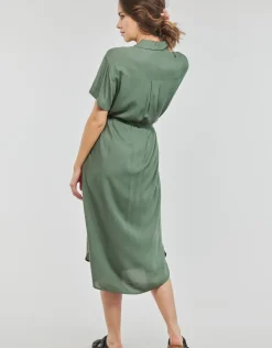 Vero Moda - VMBUMPY SS CALF SHIRT DRESS NOOS