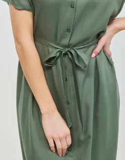 Vero Moda - VMBUMPY SS CALF SHIRT DRESS NOOS