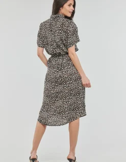Vero Moda - VMBUMPY SS CALF SHIRT DRESS NOOS