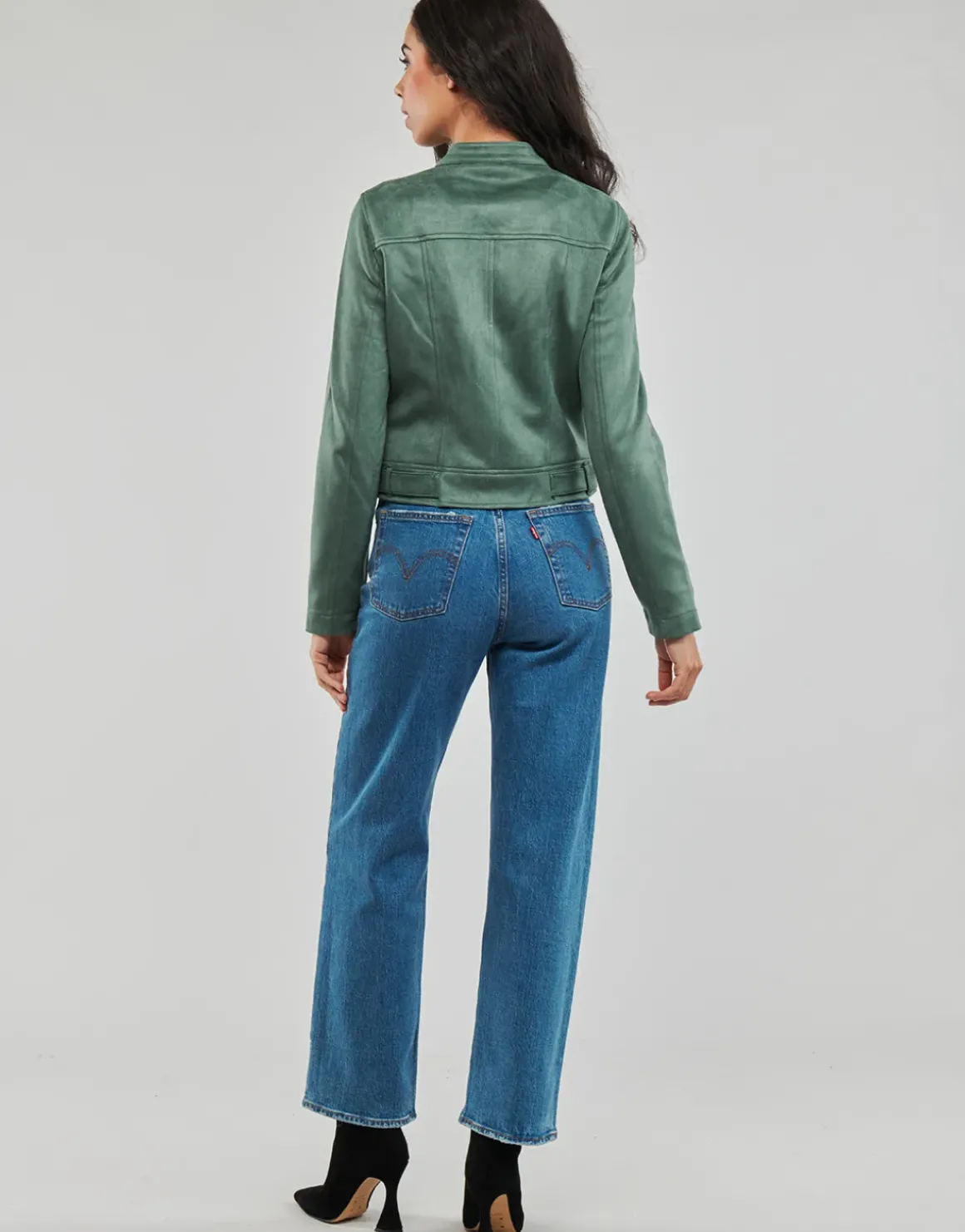 Vero Moda - VMJOSE MARI SHORT FAUX SUEDE JACKET BOOS