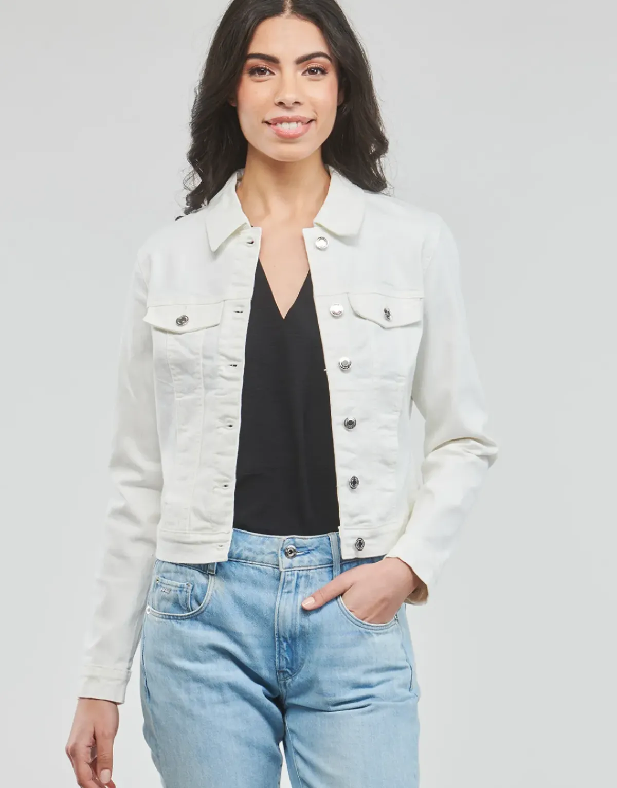 Vero Moda - VMLUNA LS SLIM DNM JACKET MIX GA NOOS