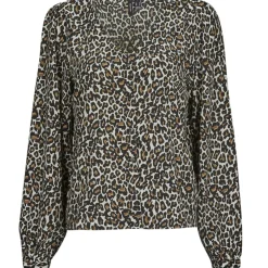 Vero Moda - VNMNAJA LS V NECK PLEAT SHIRT