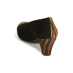 Wonders - I7601-ZEBRATO-CUERO-ANTE-NEGRO